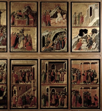 Maesta: elf scènes uit de Passie door Duccio di Buoninsegna